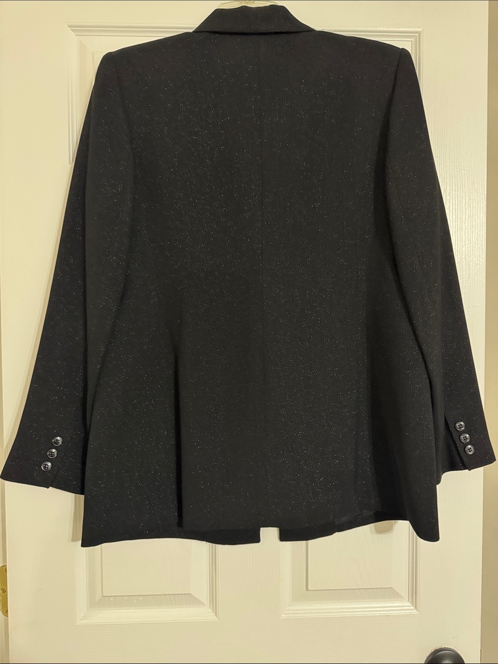 Alfani Black with silver sparkle Women’s Two-Piece Suit Blazer & Trousers - Picture 5 of 10